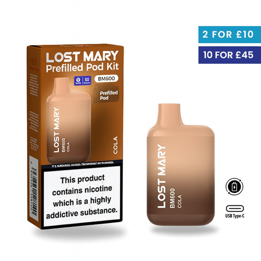 Cola - Lost Mary BM600 Pre-Filled Pod Kit