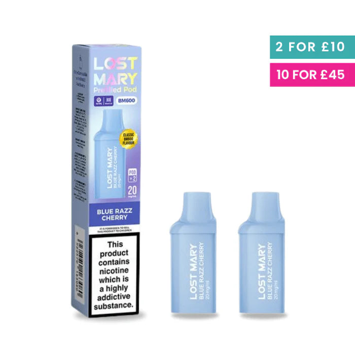 Blue Razz Cherry - Lost Mary 600 Prefilled Pods