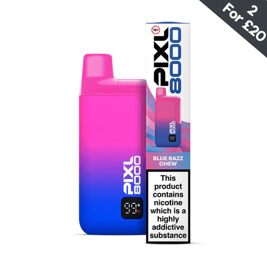 Blue Razz Chew - Pixl 8000 Prefilled Kit