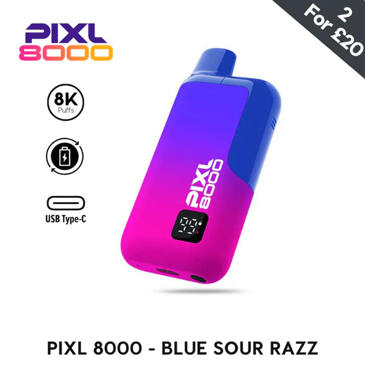 Blueberry Sour Razz - Pixl 8000 Prefilled Kit
