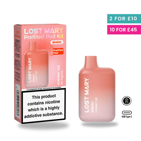Cherry Ice - Lost Mary BM600 Pre-Filled Pod Kit