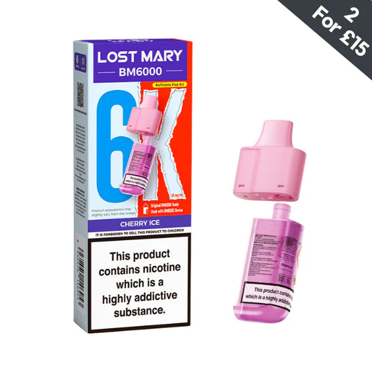 Cherry Ice - Lost Mary BM6000 POD