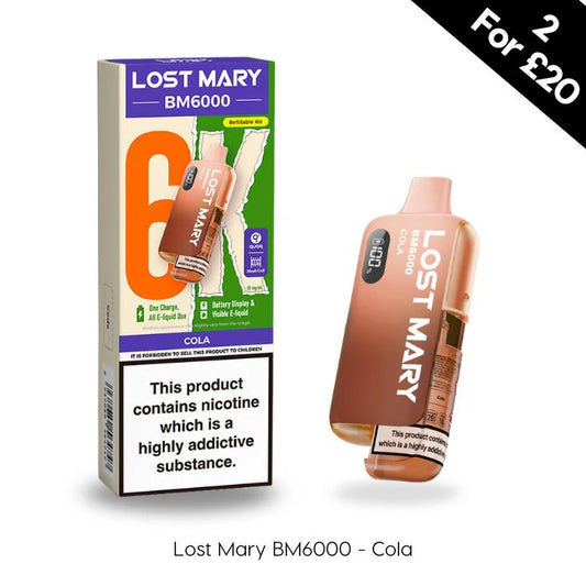 Cola - Lost Mary BM6000 Prefilled Kit