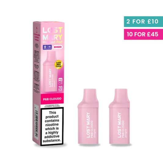 P&B Cloud (Cotton Candy) - Lost Mary 600 Prefilled Pods