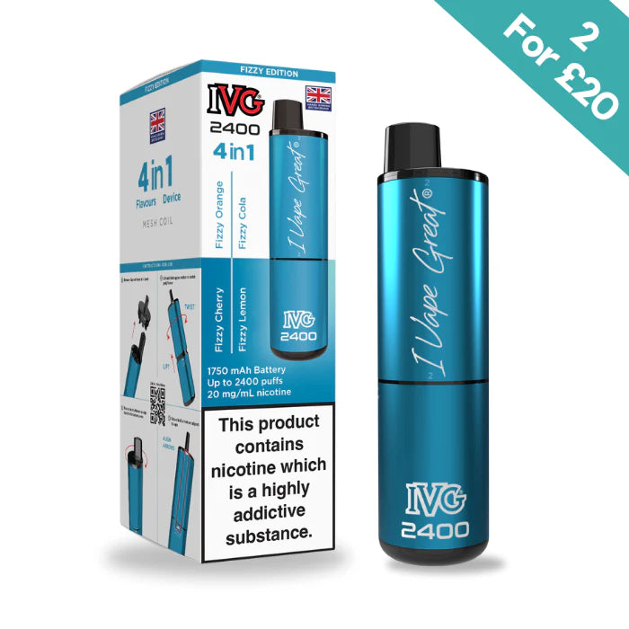 Fizzy Edition - IVG 2400 4-in-1 reloaded Pre-Filled Kit
