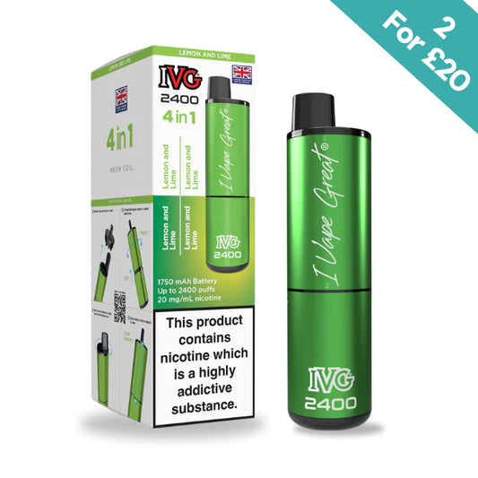 Lemon & Lime - IVG 2400 4-in-1 reloaded Pre-Filled Kit