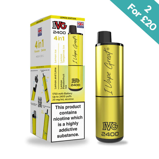 Lemon Edition - IVG 2400 4-in-1 reloaded Pre-Filled Kit