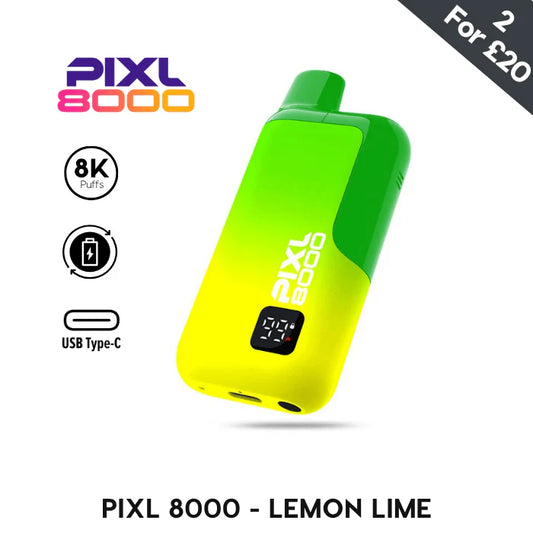 Lemon & Lime - Pixl 8000 Prefilled Kit