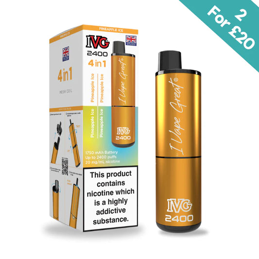 Pineapple Ice - IVG 2400 4-in-1 reloaded Pre-Filled Kit