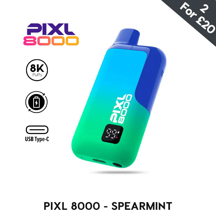 Spearmint - Pixl 8000 Prefilled Kit