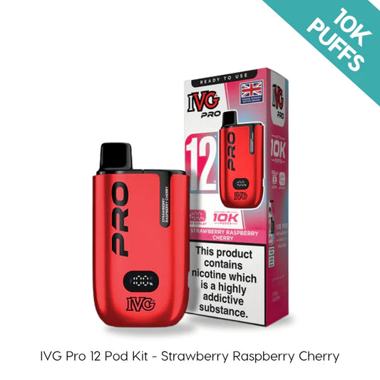 Strawberry Raspberry Cherry - IVG PRO 12 Prefilled Kit