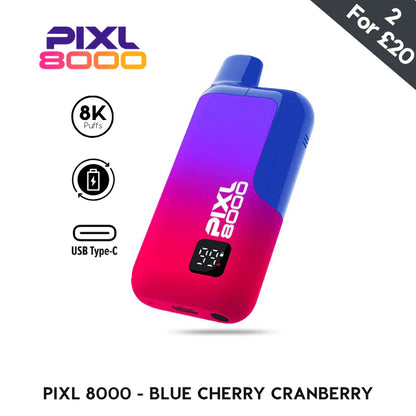 Blue Cherry Cranberry - Pixl 8000 Prefilled Kit