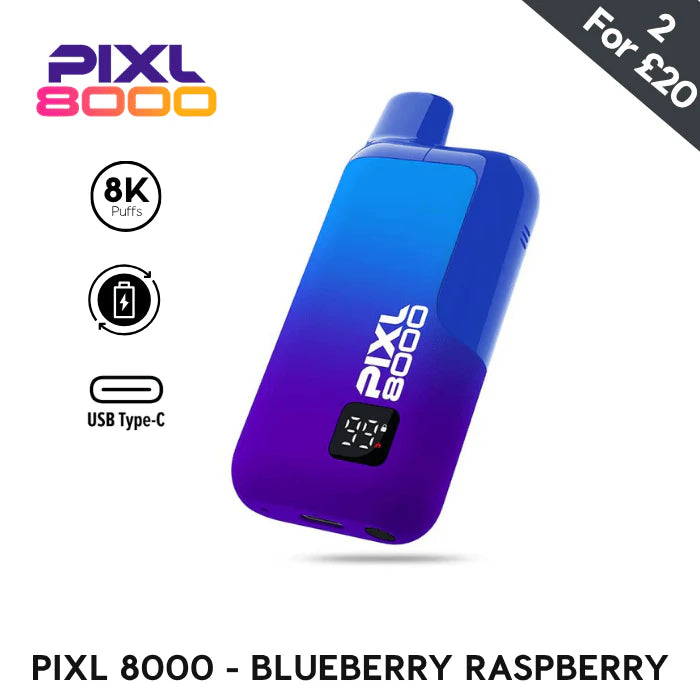Blueberry Raspberry - Pixl 8000 Prefilled Kit