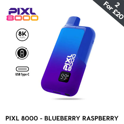 Blueberry Raspberry - Pixl 8000 Prefilled Kit