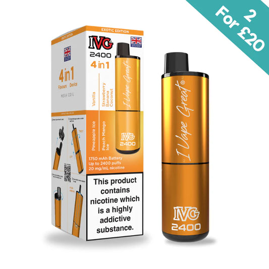 Exotic Edition - IVG 2400 4-in-1 reloaded Pre-Filled Kit