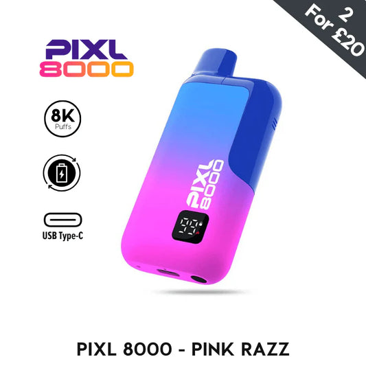 Pink Razz - Pixl 8000 Prefilled Kit