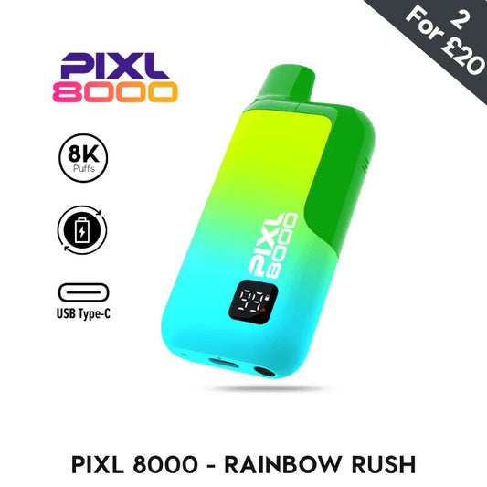 Rainbow Rush - Pixl 8000 Prefilled Kit
