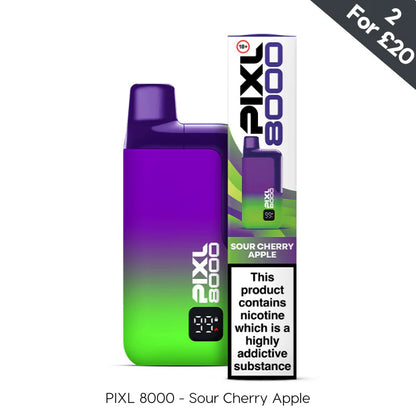 Sour Cherry Apple Pixl 8000 Prefilled Pod Kit