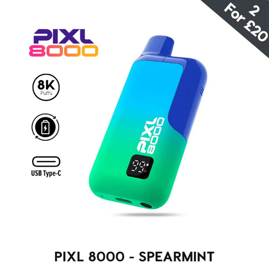 Spearmint - Pixl 8000 Prefilled Kit